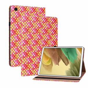 Fr Samsung Galaxy Tab A7 Lite 2021 8.7 Design Muster Pink Kunstleder Hlle Cover Tablet Tasche Case Neu