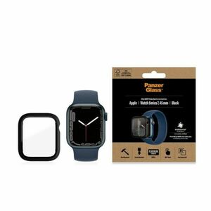 PanzerGlass Full Body TPU Schutz Hlle Cover fr Apple Watch Serie 7 45mm Schwarz