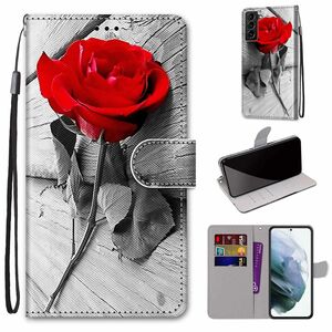 Fr Samsung Galaxy S22 Plus 5G Kunstleder Handy Tasche Book Motiv 2 Schutz Hlle Case Cover Etui Neu