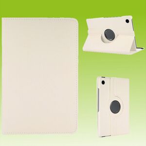 Fr Samsung Galaxy Tab A8 2021 X205 X200 Wei 360 Grad Rotation Kunstleder Hlle Cover Tablet Tasche Case Etuis Neu