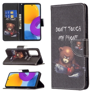 F�r Samsung Galaxy M52 5G Kunstleder Handy Tasche Book Motiv 2 Schutz H�lle Case Cover Etui Neu