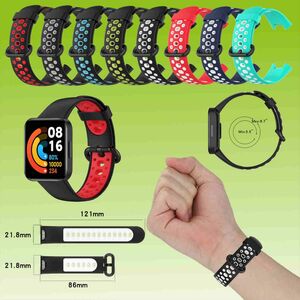 Für Xiaomi Redmi Watch 2 Lite Hochwertiges Kunststoff / Silikon Uhr Watch Smart Armband