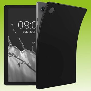 Fr Samsung Galaxy Tab A8 2021 X205 X200 Schwarz Tablet Tasche Hlle Case TPU Silikon dnn