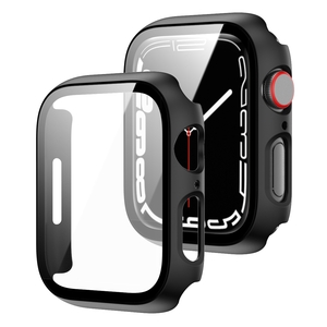 Fr Apple Watch 9 8 7 41mm 2 in 1 Schock TPU Silikon Hlle + Hart Glas