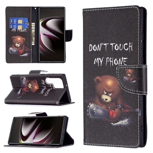 Fr Samsung Galaxy S22 Ultra 5G Kunstleder Handy Tasche Book Motiv 1 Schutz Hlle Case Cover Etui Neu