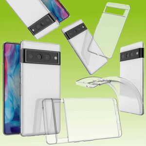 Für Google Pixel 7 Pro Silikoncase TPU Schutz Transparent Handy Tasche Hülle Cover Etui Zubehör Neu