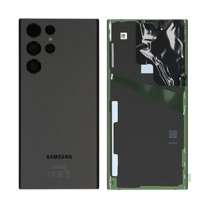 Akkudeckel Back Cover Akku Fach Deckel f�r Samsung Galaxy S22 Ultra GH82-27457A Phantom Black / Schwarz