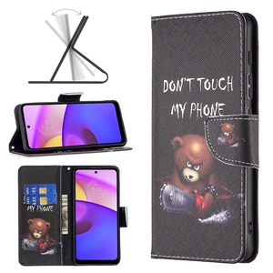 Fr Motorola Moto E40 / E20 Kunstleder Handy Tasche Book Motiv 1 Schutz Hlle Case Cover Etui Neu