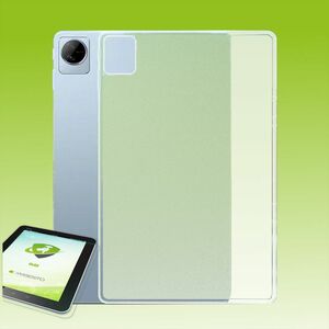 Fr Oppo Realme Pad Mini Transparent Hlle Tablet Tasche Cover + H9 Hart Glas
