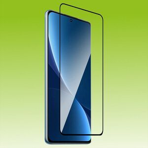 Für Xiaomi 12 Lite 3D Premium 0,3 mm H9 Hart Glas Schwarz Folie Schutz Hülle Neu