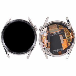 Fr Huawei Watch GT3 46mm Full LCD Display Einheit mit Rahmen Touch Reparatur Silber