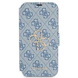 Guess 4G Big Metal Logo Collection Hardcase Hlle Cover fr Apple iPhone 13 Blau