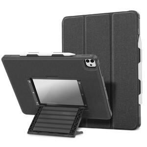 Fr Apple iPad 11 2021 / 2020/2018 Magnet Flip Cover Tablet Tasche Etuis Hlle Case Schutz Schwarz
