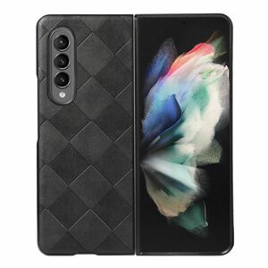 F�r Samsung Galaxy Z Fold4 5G Waben Design Hart Cover Handy Tasche H�lle Etuis Schwarz