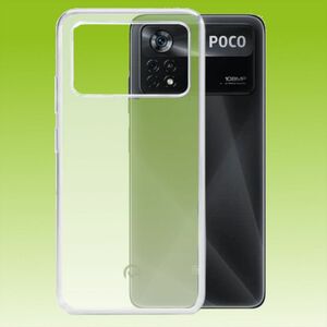 Fr Xiaomi Poco X4 Pro 5G NFC Silikoncase TPU Schutz Transparent Handy Tasche Hlle Cover Etuis