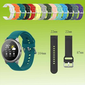 Fr Xiaomi Haylou Solar LS05 Flexibles Kunststoff / Silikon Uhr Watch Sport Armband