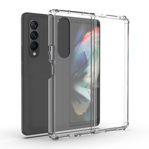 Fr Samsung Galaxy Z Fold4 5G Design Schock Hart Cover Handy Tasche Hlle Etuis Transparent