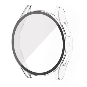 F�r Samsung Galaxy Watch 5 44 mm 360 Grad Schock H�lle + H9 Hart Glas Tasche Etuis Transparent