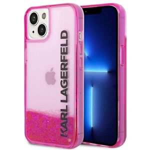 Karl Lagerfeld Hard Case Liquid Glitter Elong Apple iPhone 14 Plus Case Schutzh�lle Pink