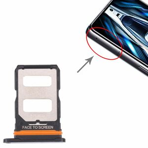 Sim Karten Halter Adapter Tray für Xiaomi Poco F4 GT / Redmi K50 Gaming Ersatzteil Schwarz Black