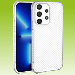 F�r Smartphones Carbon TPU Schock Design Silikon Handy Tasche Case H�lle Cover Etuis