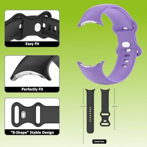 Fr Google Pixel Watch 3 / 2 / 1 Hochwertiges Kunststoff / Silikon Uhr Armband Zubehr Sport