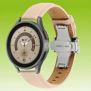 F�r Samsung Galaxy Watch FE 6 5 4 Normal Pro Classic Leder Armband