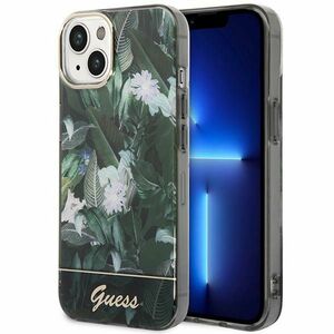 GUESS Schutzhlle fr Apple iPhone 14 Cover Etui Hard Case Jungle Collection