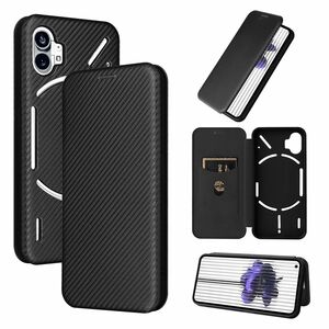 Fr Nothing Phone 1 Carbon Kunststoff Handy Tasche Hlle Etuis Schwarz