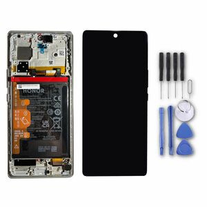Fr Honor 70 0235ACMF Full LCD Display + Rahmen Midnight Black / Schwarz Ersatzteil Reparatur