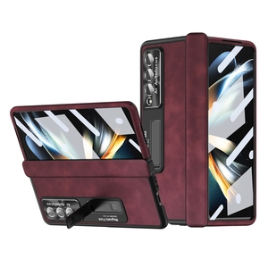 Fr Samsung Galaxy Z Fold4 5G All-inclusive 360 Grad Napa Magnetische Handy Tasche Etuis Neu