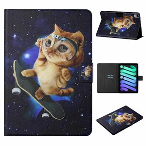 Fr Apple iPad 10.9 2022 10. Generation Kunstleder Tablet Cover Tasche Motiv 54 Hlle Case Etuis
