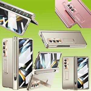 Fr Samsung Galaxy Z Fold 7 6 5 4 5G Magnetische Handy Hlle mit Stift + Slot