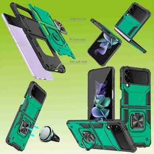 F�r Samsung Galaxy Z Flip / Fold 5G H�lle Armor Magnet Ring Cover Handy H�lle 