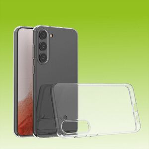 F�r Samsung Galaxy S23 Silikoncase TPU Schutz Transparent Handy Tasche H�lle Cover Etui Zubeh�r Neu