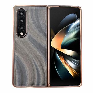 F�r Samsung Galaxy Z Fold4 5G Nano Galvanik Schutzh�lle Kunststoff Handy Tasche H�lle Etuis Grau