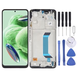 Fr Xiaomi Poco X5 5G / Xiaomi Redmi Note 12 5G Display Full OLED mit Rahmen Schwarz Ersatzteil Reparatur