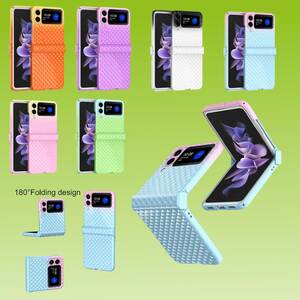 F�r Samsung Galaxy Z Flip4 Handytasche mit Regenbogenverlauf und Scharnier H�lle Etuis Cover Case Tasche Schutz Zubeh�r Silikon