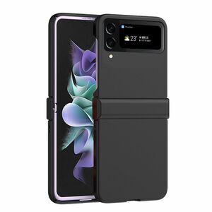 F�r Samsung Galaxy Z Flip4 Dreiteiliges Macaron-Set Handyh�lle Schutz Cover Handy Tasche Schwarz H�lle Etuis Muster