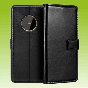 Für Gigaset GX6 Handy Tasche Premium Wallet Premium Schutz Hülle Case Cover Etuis Neu Zubehör Schwarz