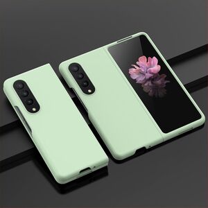 F�r Samsung Galaxy Z Fold4 Silikoncase TPU Skin Feel Schutzh�lle Mintgr�n Schutz Case Cover Etui Handy Tasche
