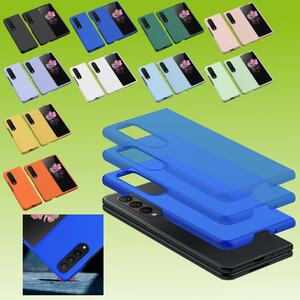 Fr Samsung Galaxy Z Fold4 Faltbare Skin Feel Schutzhlle Schutz Case Cover Etui Handy Tasche 