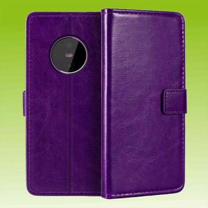 Fr Gigaset GX6 Handy Tasche Premium Wallet Premium Schutz Hlle Case Cover Etuis Neu Zubehr Lila
