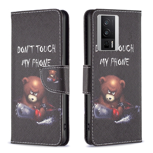 Fr Xiaomi Poco F5 / F5 Pro Kunstleder Handy Tasche Book Motiv Etuis 