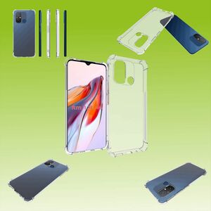 Fr Xiaomi Redmi 11A / 12C / Poco C55 Schock Silikoncase TPU Schutz Transparent Handy Tasche Hlle Cover Etui Zubehr Neu