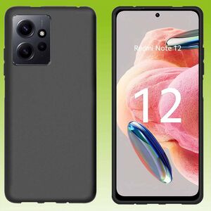 F�r Xiaomi Redmi Note 12 4G Zubeh�r / Schutz Cover Handy Tasche Etuis TPU Case Schutz AUSWAHL