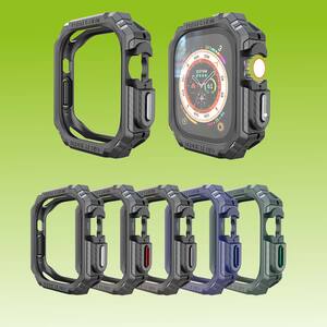 Shockproof Hochwertiges Gehuse aus PC/ TPU fr Apple Watch Ultra 49mm