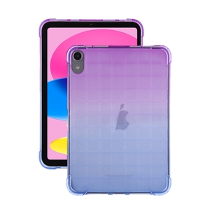 F�r Apple iPad 10th Gen 10.9 2022 Quadratische TPU H�lle Farbverlauf 