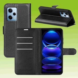 Fr Xiaomi Poco F5 Handy Tasche Wallet Premium Schutz Hlle Case Cover Etuis Neu Zubehr Schwarz