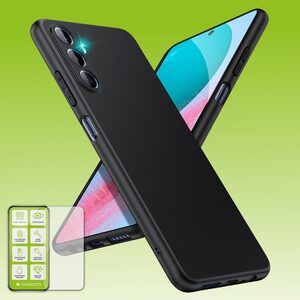 F�r Samsung Galaxy M54 5G Cover Handy Tasche Etuis TPU Hart Glas Panzer Folie AUSWAHL